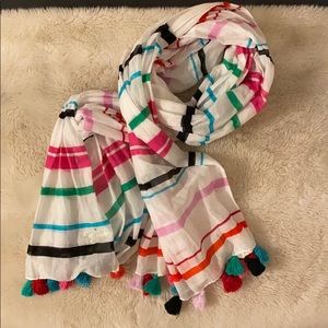 Kate Spade tassel scarf